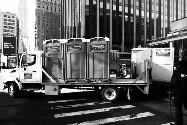 Porta potty delivery and setup in Decorah, IA